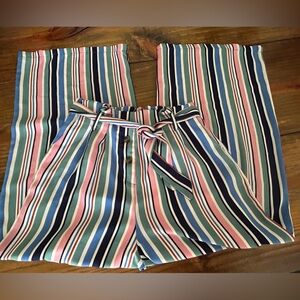 ✨Amy Byer Multicolor Striped Girls Casual Bottoms